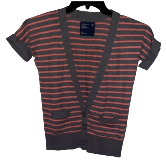 American Eagle Outfitters Striped Cardigan Small - Picture 1 of 8